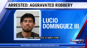 Lubbock man accused of robbery, store employee held at knifepoint